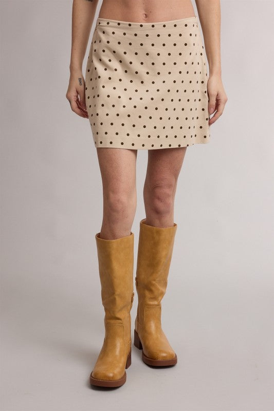 Dot Darling Cord Skort