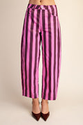 Plum Adorable Barrel Jeans